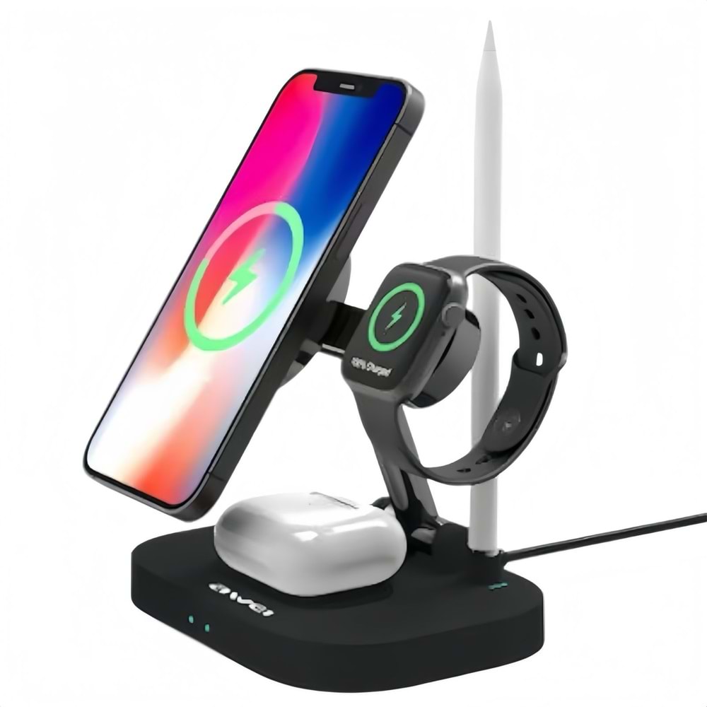 AWEI 4-IN-1 WIRELLES CHARGER W22