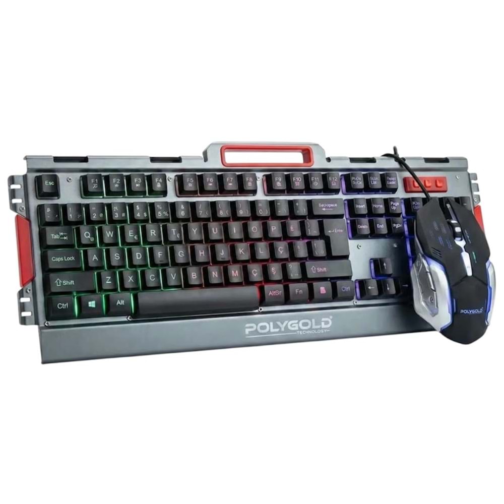 POLYGOLD WIRELESS OYUNCU KLAVYE & MOUSE PG-8016