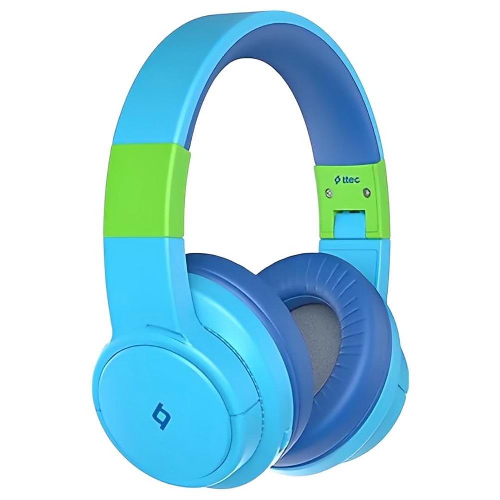TTEC SoundBuddy 3 Kulaküstü Kablosuz Bluetooth Çocuk Kulaklığı - 2KM171 MAVI