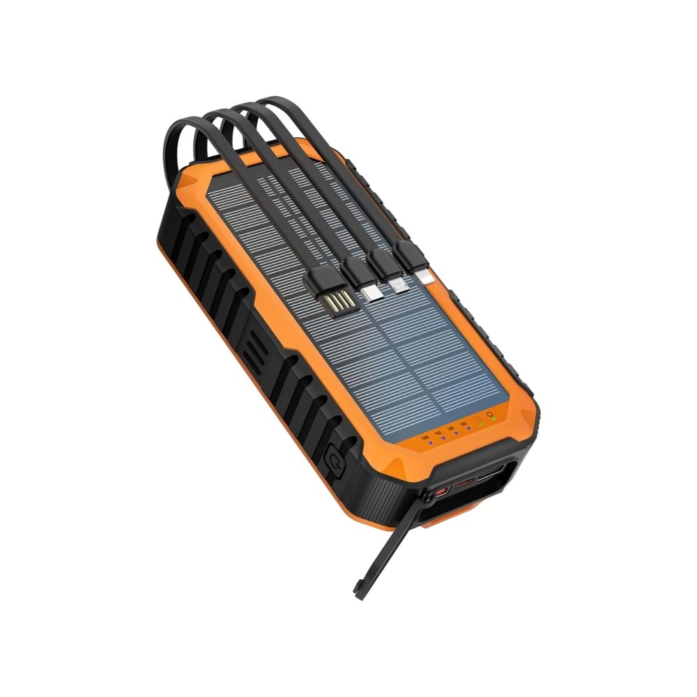 KENSA 20.000 mAh Güneş Enerjili Powerbank KP-107