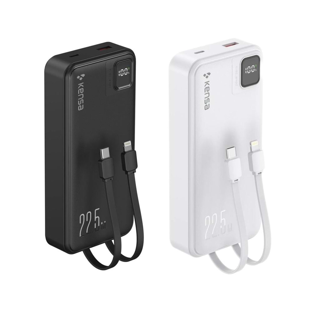 KENSA 20.000 mAh Hızlı Şarj Powerbank KP-89