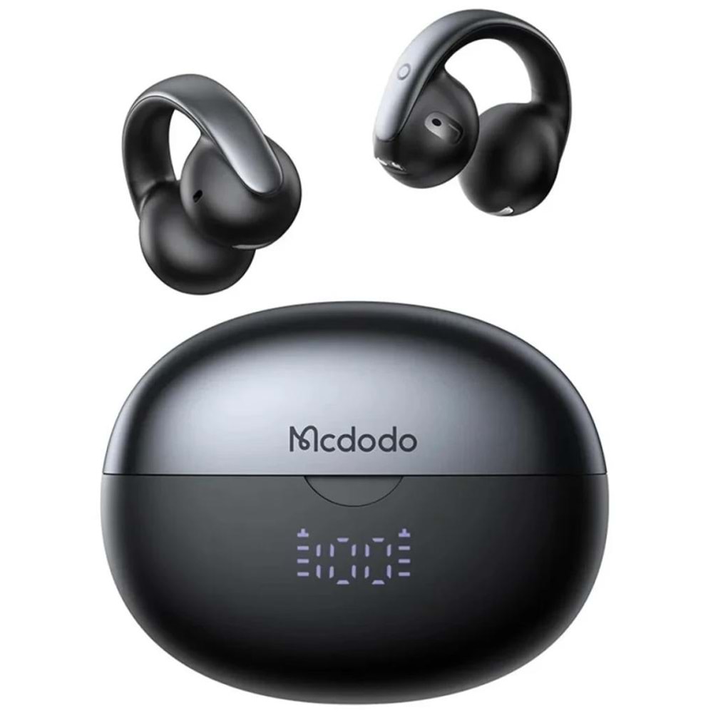 MCDODO AIR 03 CLIP-ON OPEN-EAR EARBUDS WITH LED BATTERY DISPLAY
