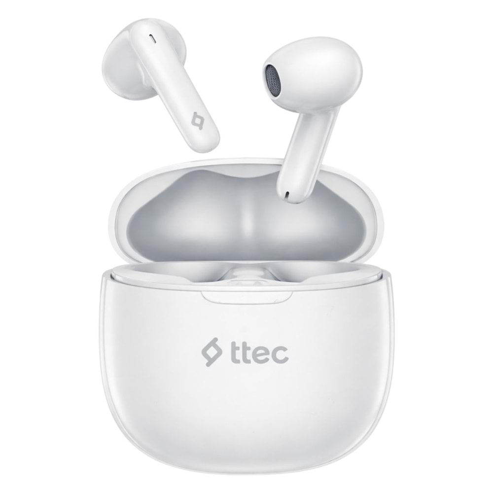 TTEC AIRBEATNOVA TRUE WIRELESS BLUETOOTH HEADSET WHITE