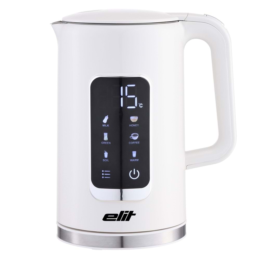 ELIT 1.7WH KETTLE COOLTOUCH WHITE 2200W 1.7L