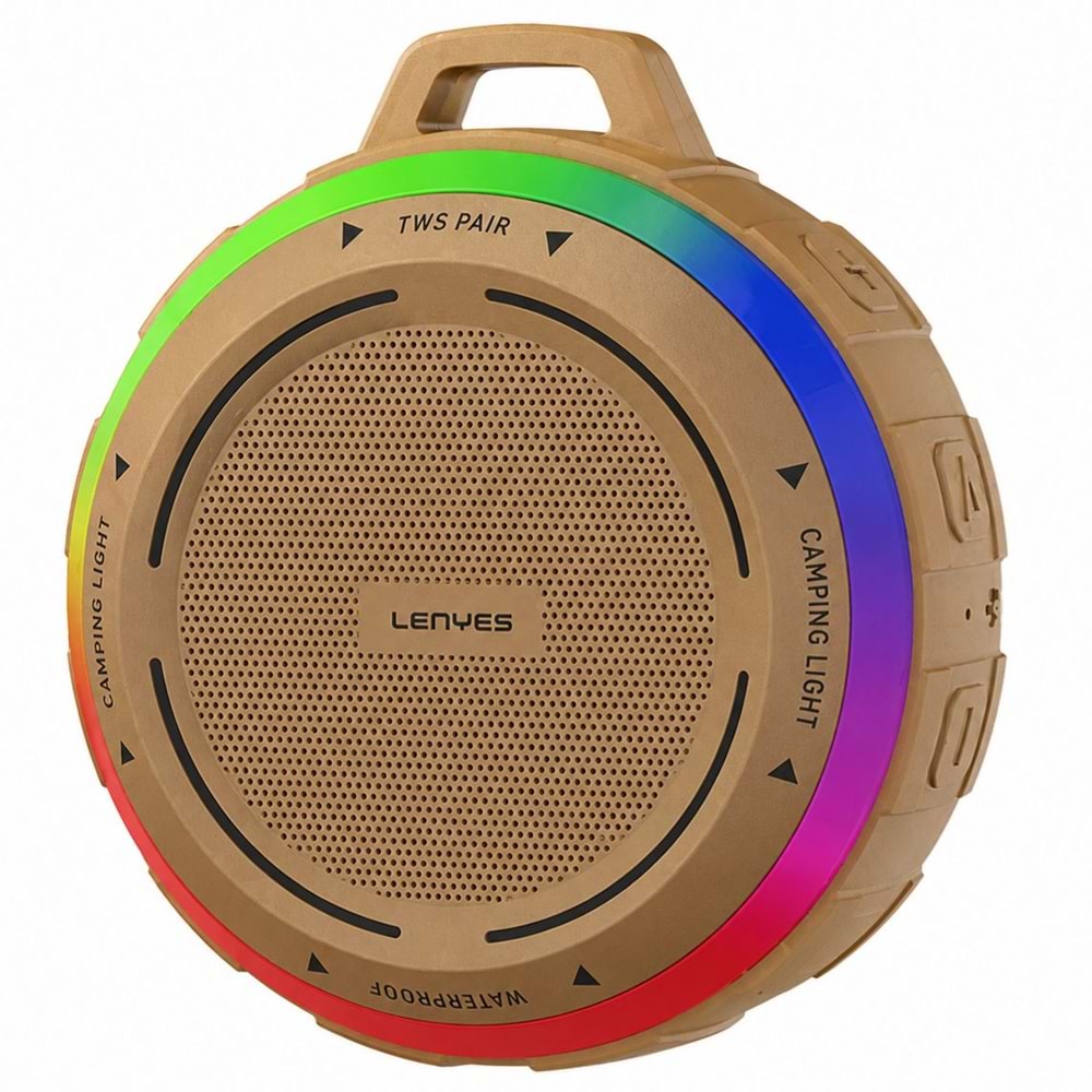 LENYES WIRELESS SPEAKERS S223 YELLOW