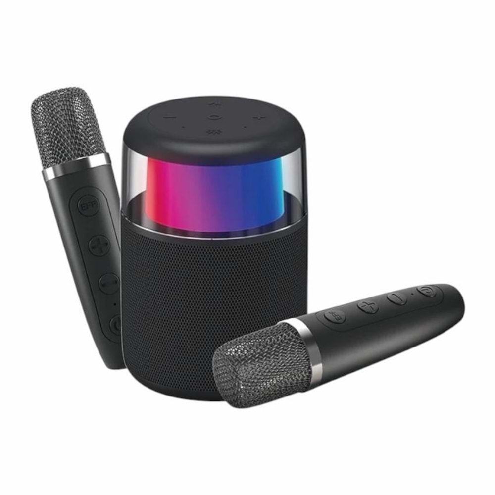 LENYES DUAL MICROPHONE TRENDY SPEAKER S217 BLACK