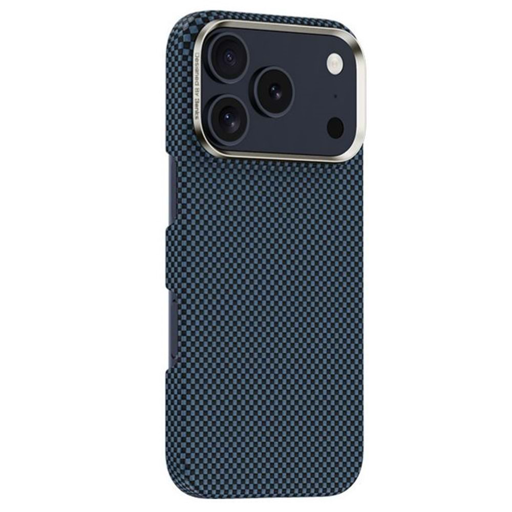 BENKS Apple iPhone 17 Pro Max Kılıf M-safe Şarj Özellikli Yeni Seri ArmorTint ArmorAir Kevlar Kapak BLUE