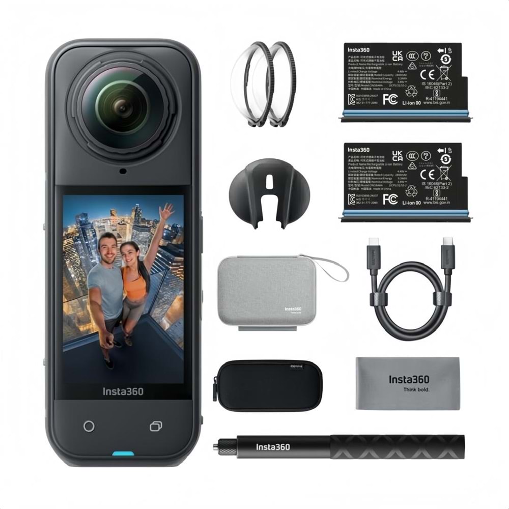 INSTA 360 X5 8K ACTION CAM ESSENTIAL BUNDLE