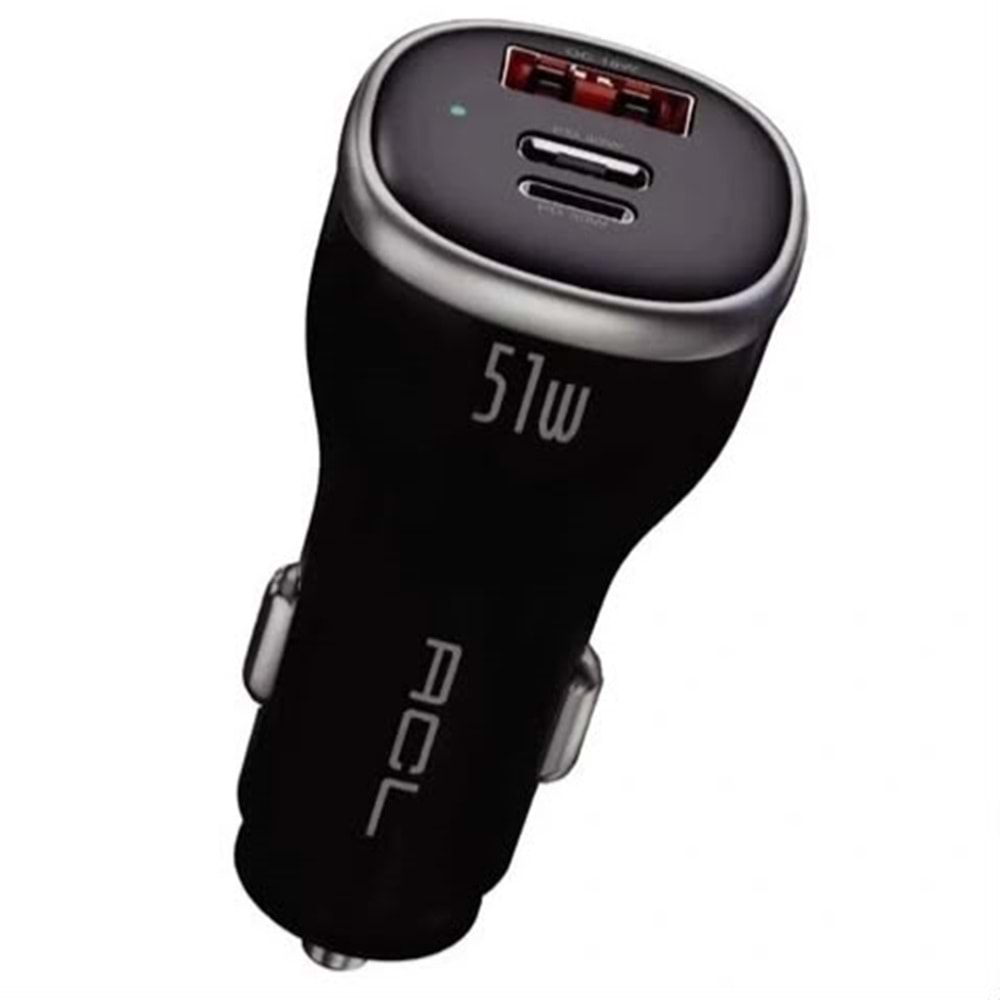 ACL AC-105 A+C+LIGHTNING CAR CHARGER 51W