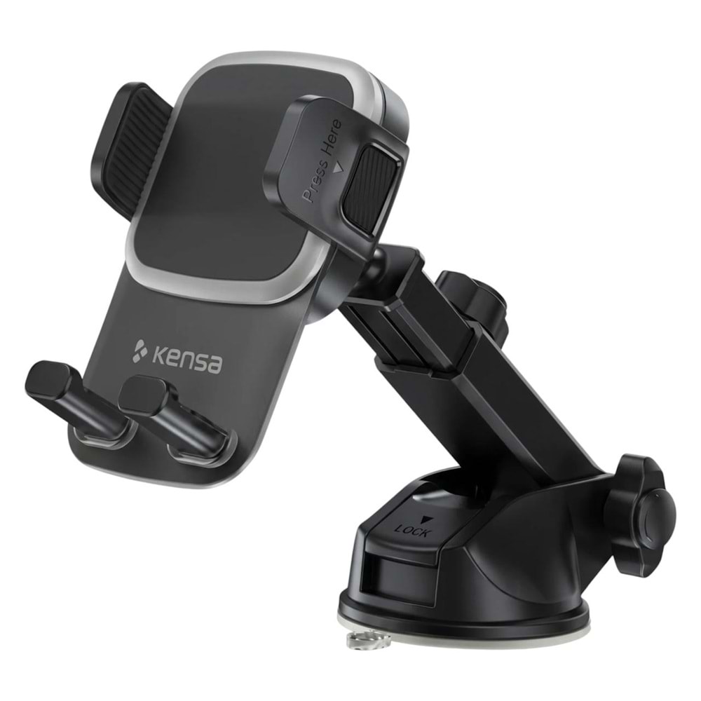 KENSA T-137 PREMIUM SUCTION CUP CAR PHONE MOUNT