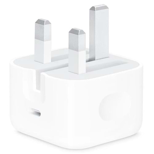 IPHONE 20W ADAPTER ORGINAL USB-C 3PIN UK