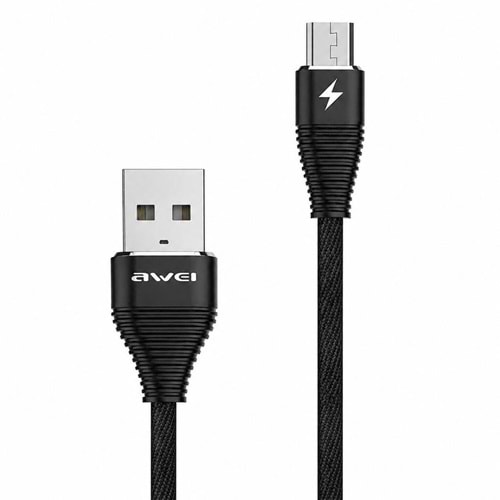 AWEI FAST CHARGE USB-A TO MICRO CABLE 2,4A 2M