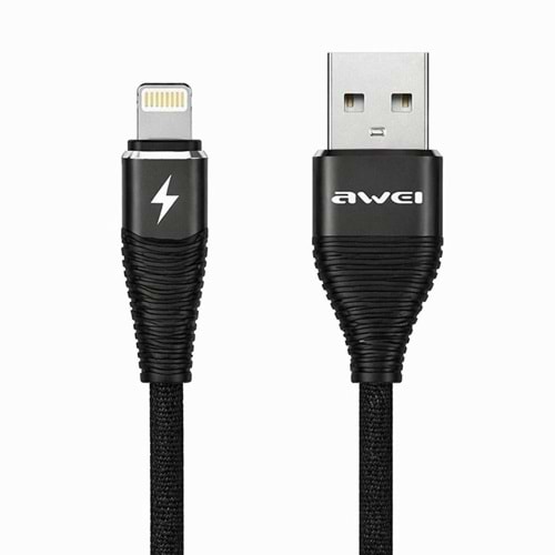 AWEI FAST CHARGE USB-A TO LIGHTNING CABLE 2.4A 2M