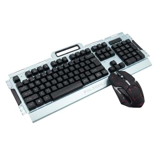 POLYGOLD WIRELESS OYUNCU KLAVYE & MOUSE PG-8013