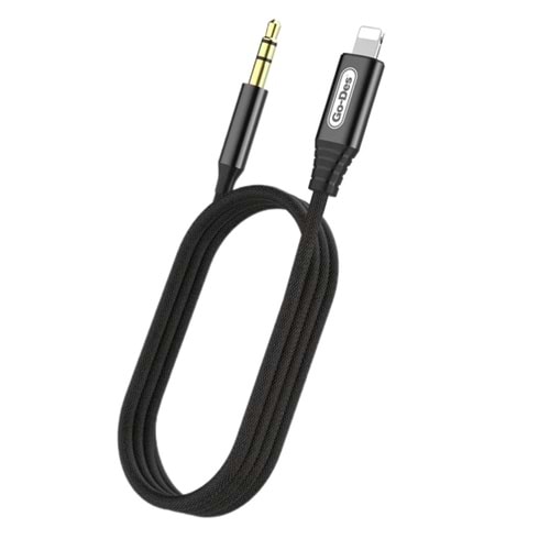 GO-DES 3.5MM TO LIGHTNING AUDIO CABLE 1M