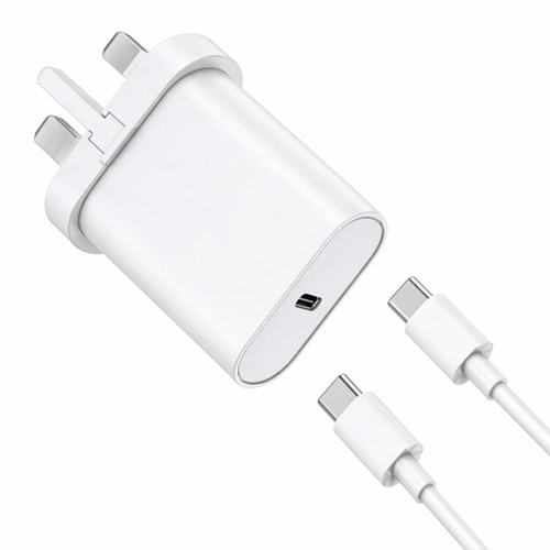 WIWU TYPE-C FAST CHARGER + TYPE-C TO TYPE-C CABLE PD20W