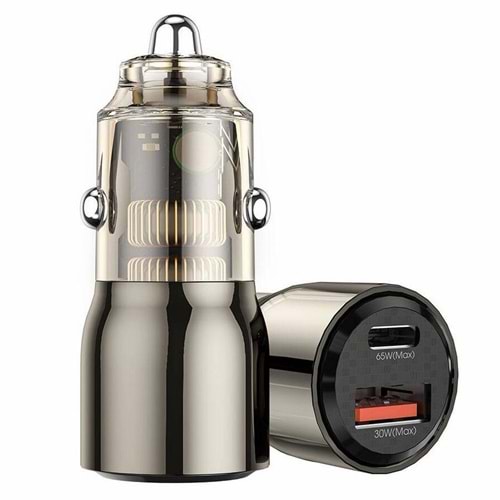 WIWU GEEK CAR CHARGER USB-A + USB-C 95W