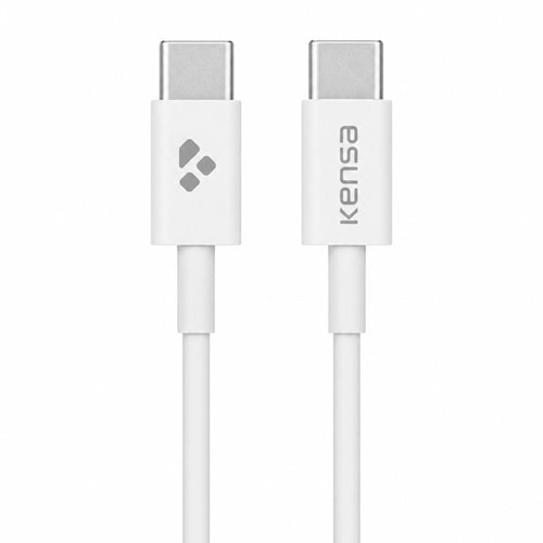 KENSA HIGH SPEED TYPE-C TO TYPE-C PD CHARGING CABLE 60W 1M