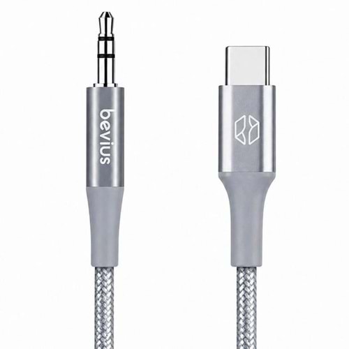 BEVIUS STEREO 3.5MM TO USB-C AUDIO CABLE 1M