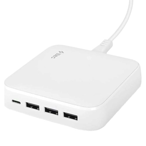 TTEC SMARTCHARGER QUATTRO USB-C/USB-A TRAVEL CHARGER