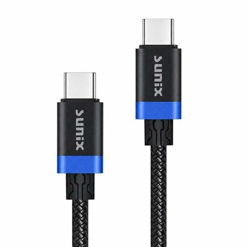 SUNIX TYPE-C TO TYPE-C DATA & CHARGE CABLE 20W