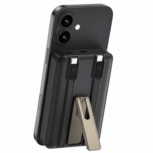 WIWU ELITE 10.000mAh 20W POWERBANK WITH 15W WIRELESS CHARGING BLACK