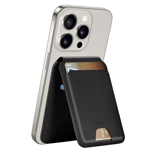 WIWU MAG WALLET FM WITH FINDMY BLACK