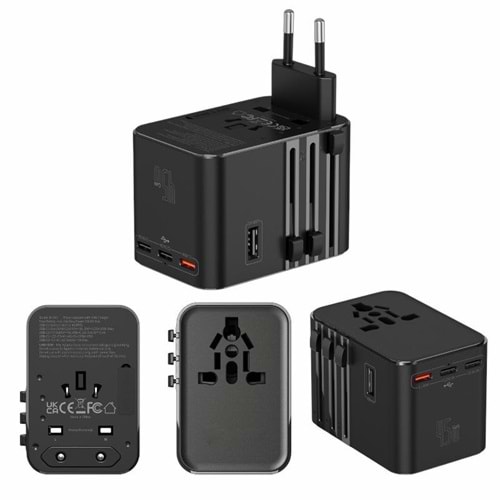 WIWU UNIVERSAL PLUG ADAPTOR 45W (TR/US/UK/AUS/EU UYUMLU)