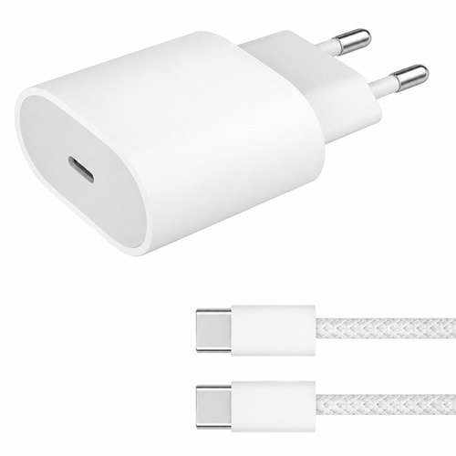KENSA HIGH SPEED WALL CHARGER 27W WITH TYPE-C TO TYPE-C CABLE 1M