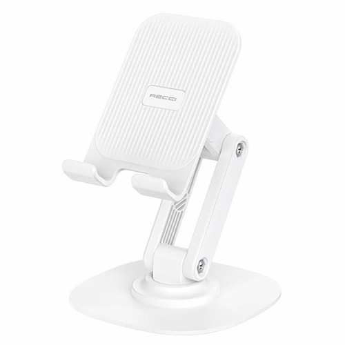 Recci RHO-M20 Fold and Rotate The Phone Holder White