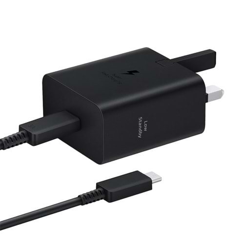 SAMSUNG ADAPTOR 45W WITH TYPE-C TO TYPE-C CABLE BLACK
