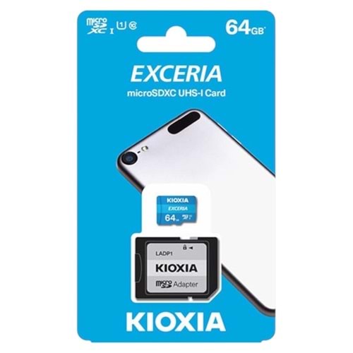 KIOXIA EXCERIA MICROSDXC UHS-I CARD 64GB SD KART