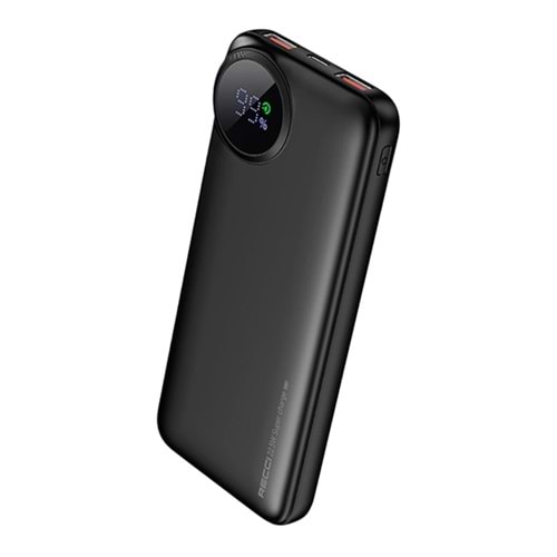 RECCI POWERBANK 10000MAH P48 BLACK
