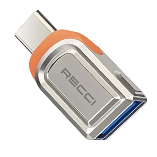 Recci RDS-A16C Ultra Hızlı Veri Aktarıcı Adaptör USB 3.0 to Type-C OTG
