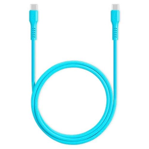 TTEC USB-C - USB-C 120cm 60W PD/QC Hızlı Şarj/Data Kablosu Neon Mavi