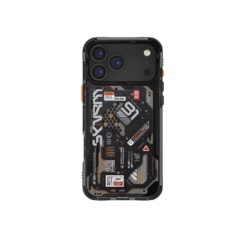 Apple iPhone 17 Pro Kılıf Desenli Airbag Tasarımlı Skinarma Spectra Kapak