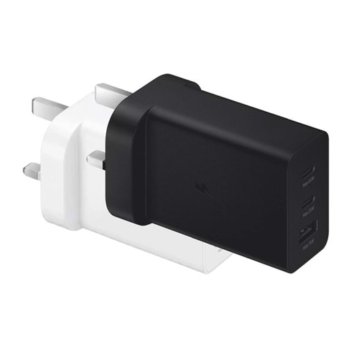 SAMSUNG 65W PD POWER ADAPTER TRIO USB-C X2 PORTS, USB-A PORT (SAHTE)