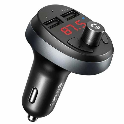 MCDODO BLUETOOTH FM TRANSMITTER CAR CHARGER BLACK
