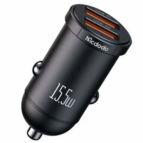 MCDODO 15.5W 2U LED 2-PORT CAR CHARGER