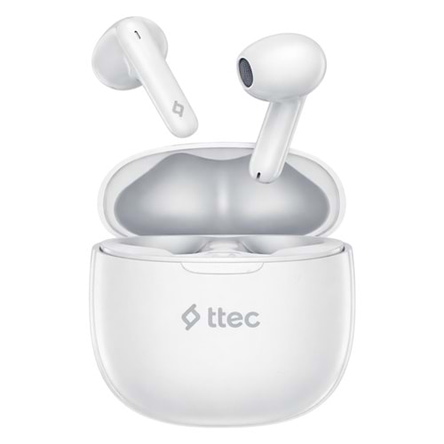 TTEC AIRBEATNOVA TRUE WIRELESS BLUETOOTH HEADSET WHITE