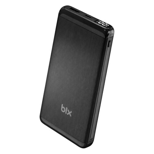 BIX 10.000mAh DUAL PORT POWERBANK 20W BLACK