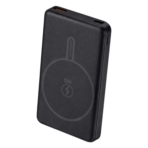 BIX MAGNETIC 10.000mAh WIRELESS POWERBANK 15W PD20W QC22.5W BLACK