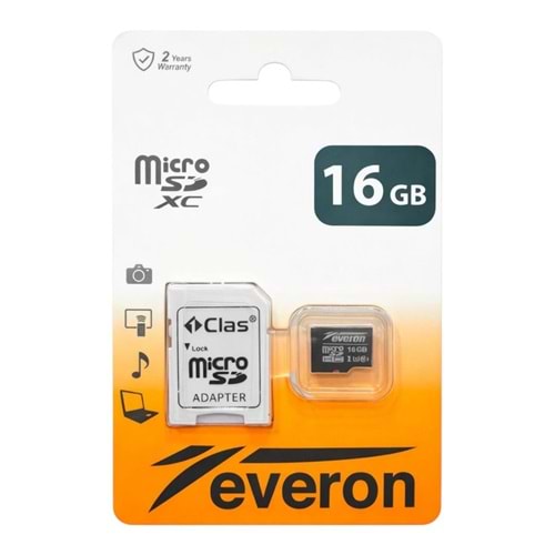 EVERON microSDHC UHS-I CARD WITH ADAPTER 16 GB