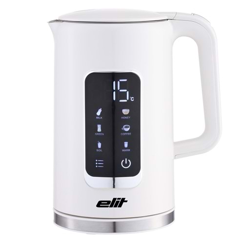 ELIT 1.7WH KETTLE COOLTOUCH WHITE 2200W 1.7L