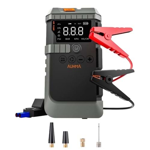 AUHMA JUMP STARTER & CAR AIR PUMP 12000mAh A7711