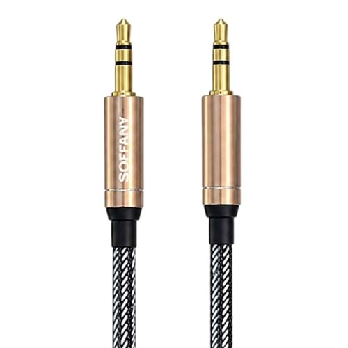 SOFFANY AUDIO AUX CABLE 3.5MM JACK 1M