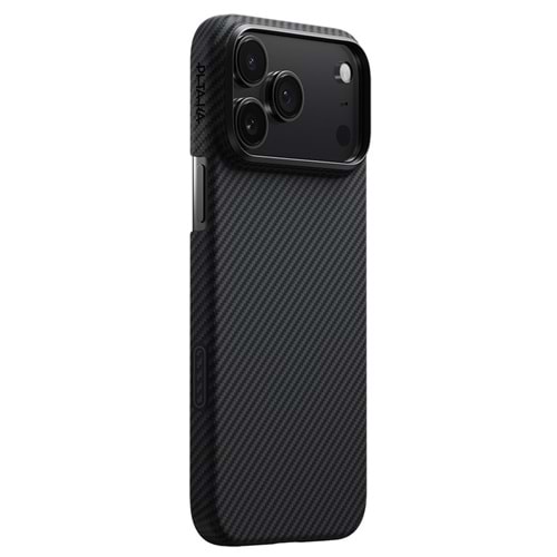PITAKA Apple iPhone 17 Pro Max Kılıf M-safe Şarj Özellikli 1500D Aramid Fiber Ultra-Slim Classic Serisi Twill Kapak