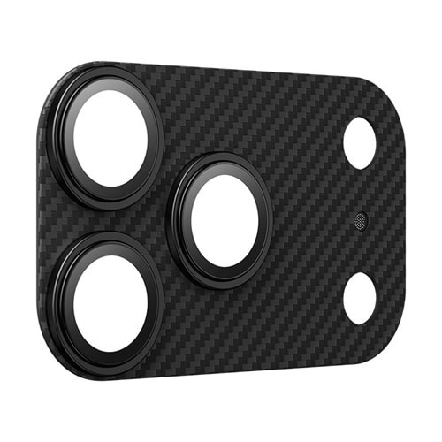 BENKS Apple iPhone 17 Pro Max ArmorWarrior Serisi 600D Kevlar Kamera Lens Koruyucu BLACK