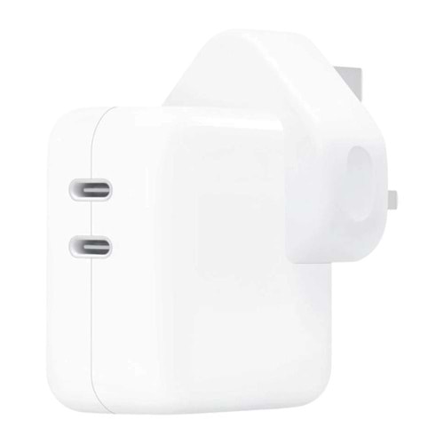 APPLE 35W DUAL USB-C PORT POWER ADAPTER UK (3PIN)
