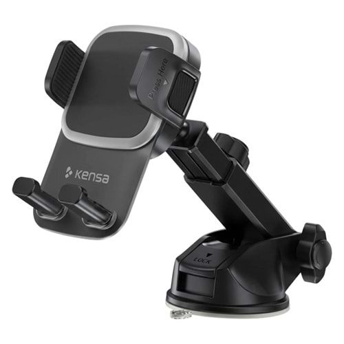 KENSA T-137 PREMIUM SUCTION CUP CAR PHONE MOUNT